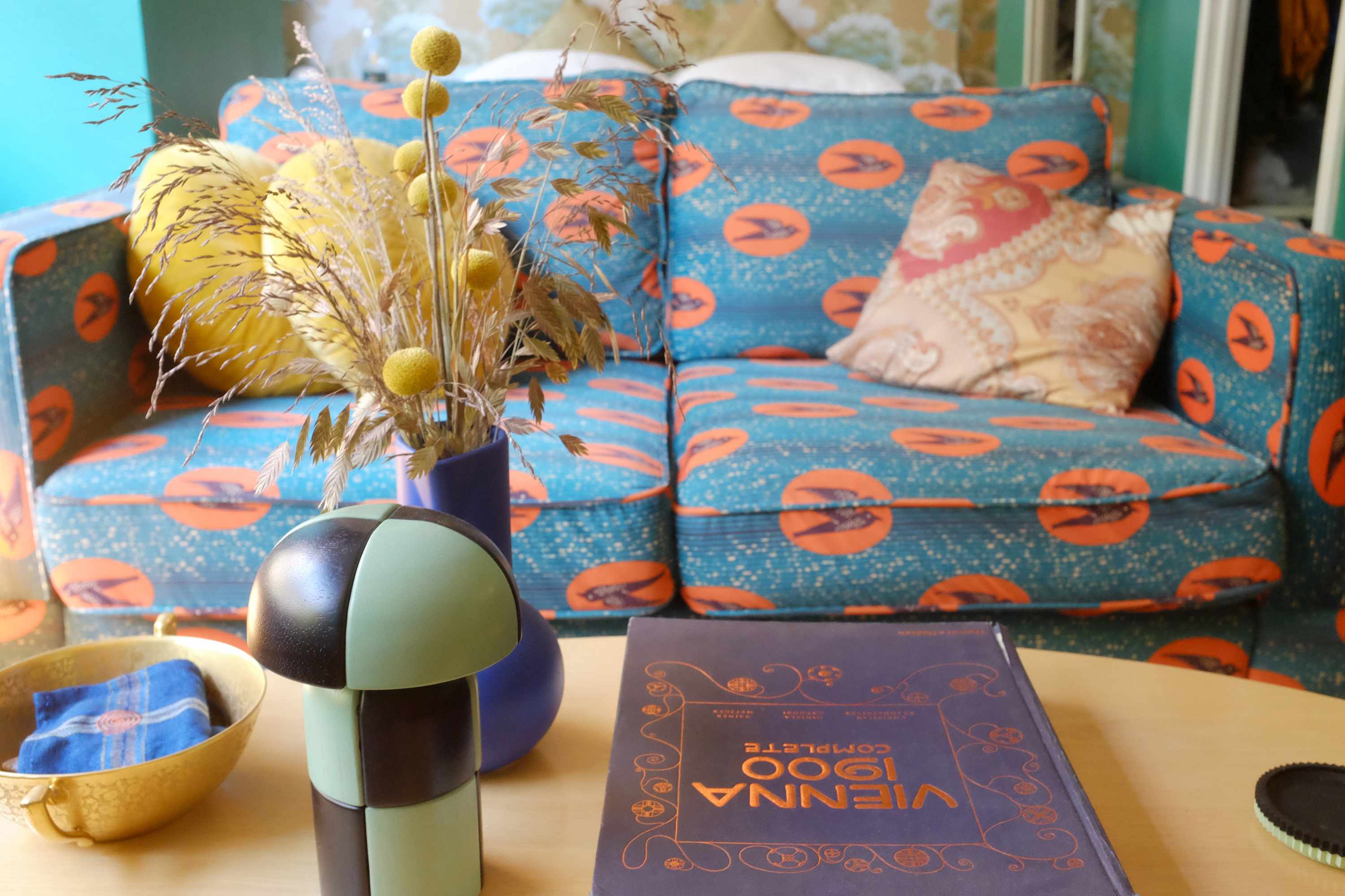 Tour a Colorful, Patterned 450-Square-Foot Queens Studio